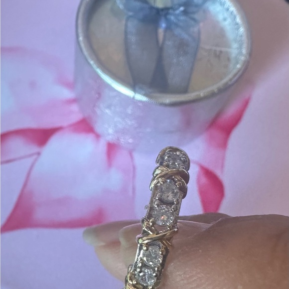 Jewelry - Elegant Copper Gold plated zircon women's Ring luxury ring. Size 8